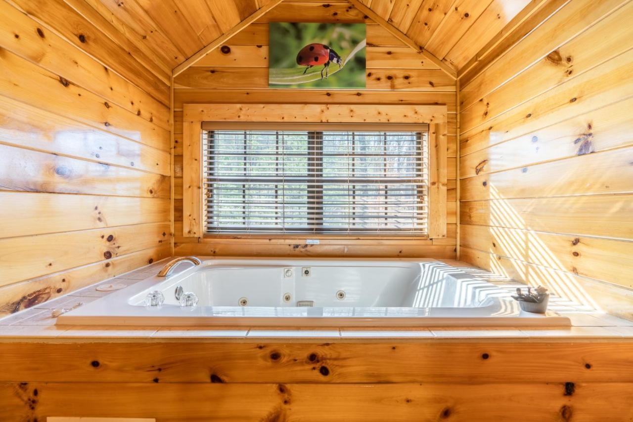 פיג'ן פורג' Comfort Cabin Bearway To Heaven W Private Hot Tub מראה חיצוני תמונה